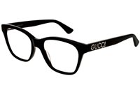 Montura de gafas Gucci Mujer GG0420O001-BLACK-BLACK-TRANSPARENT52 - GG0420O001-BLACK-BLACK-TRANSPARENT52